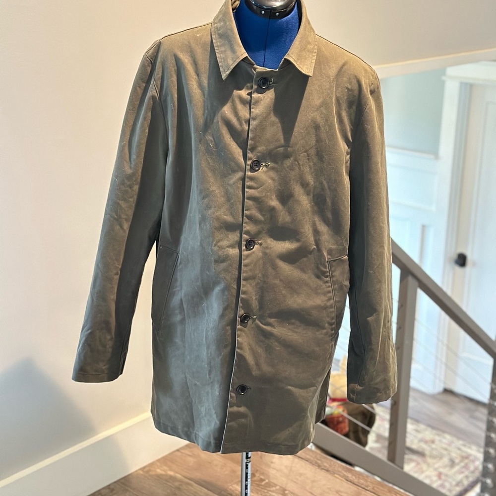 American Trench Olive Green Coat